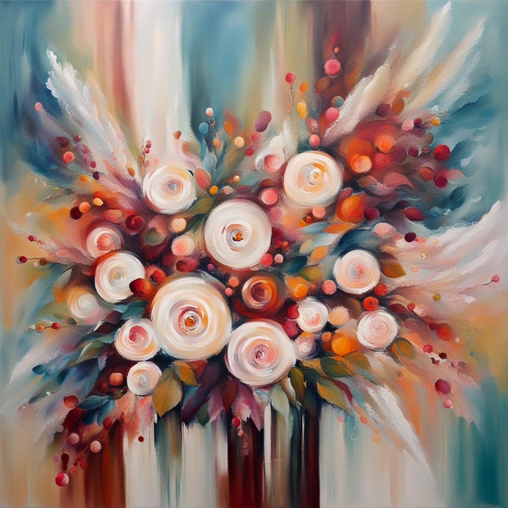 Abstract Wedding Painting