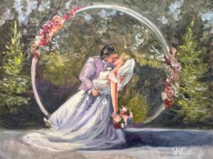 The Ceremony Wedding Painting Scene