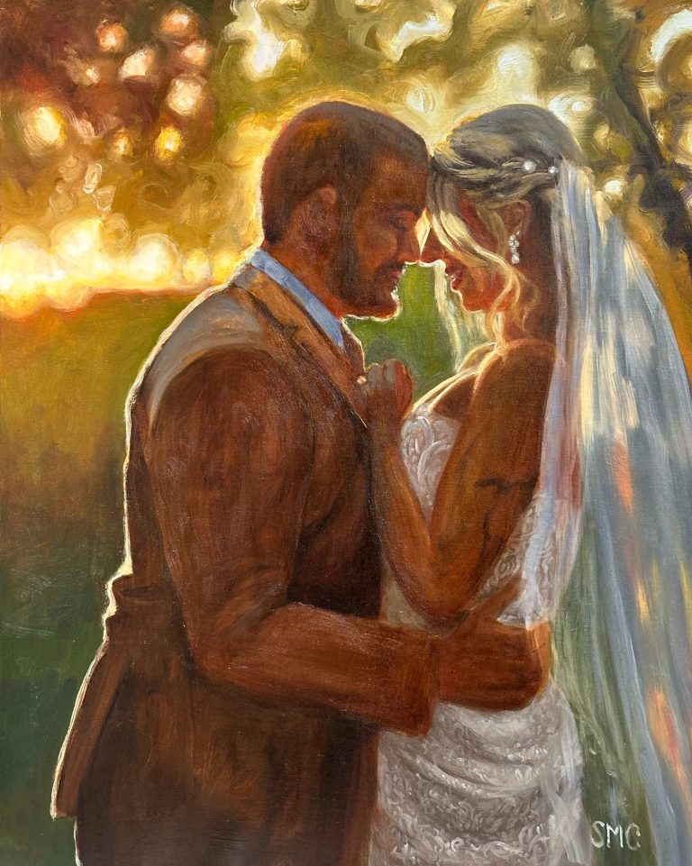 Wedding Painting from a Photo
