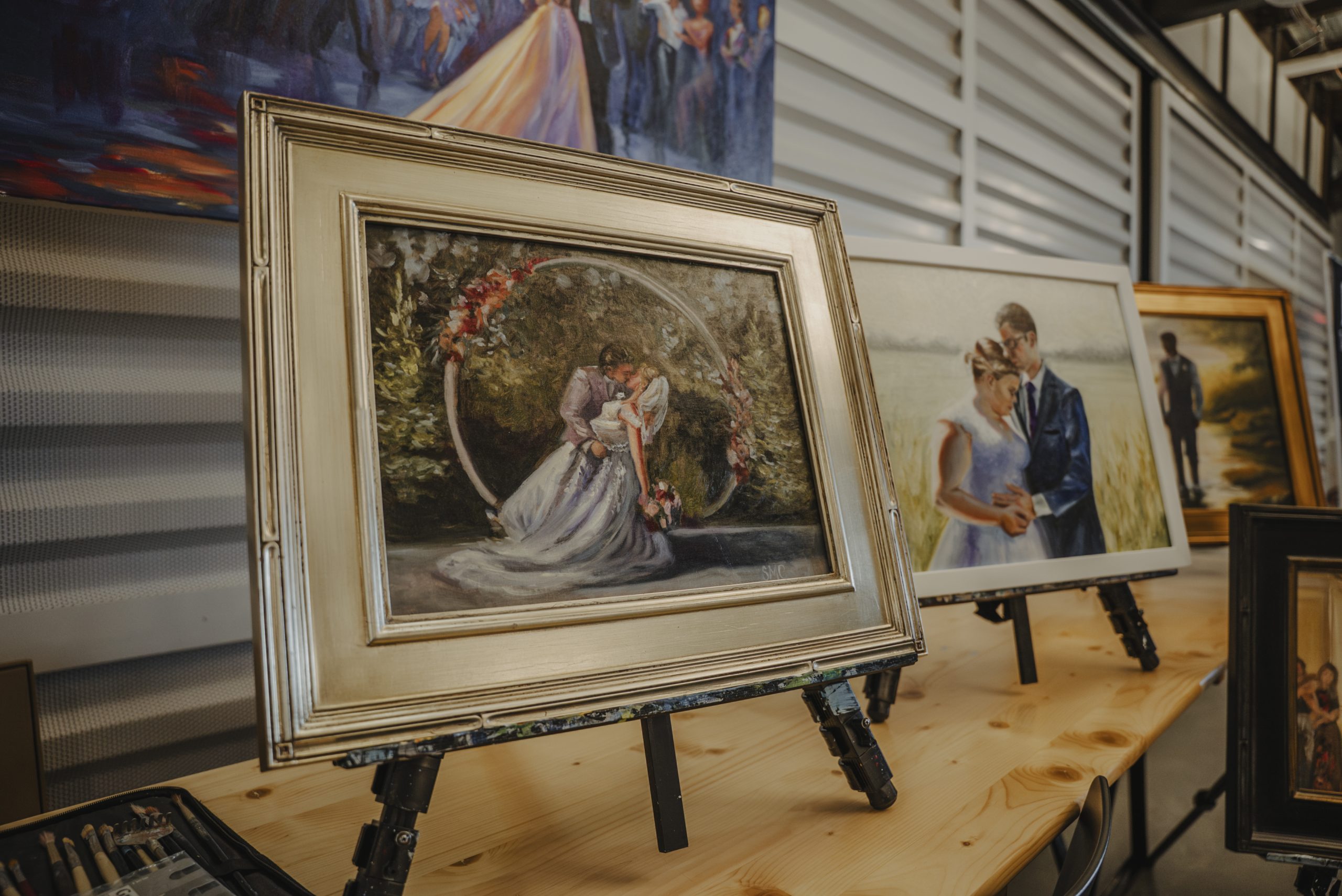 Wedding paintings by Creatively Weddings