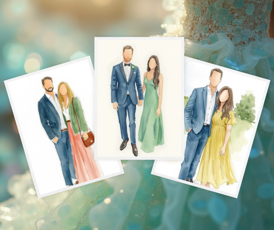Watercolor Guest Portraits for Your Event