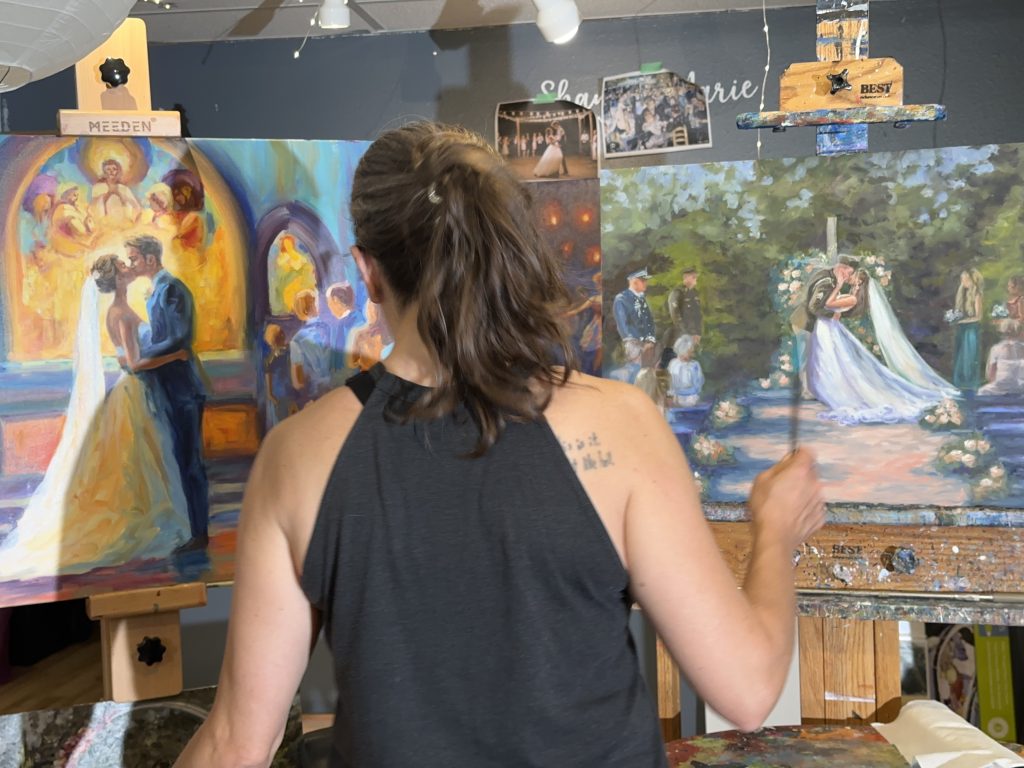 Working on all of your paintings!
